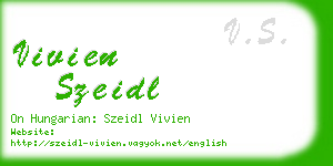 vivien szeidl business card